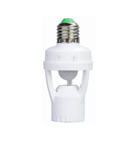 Socket Con Sensores De Movimiento 360 Grados Y Luminosidad
