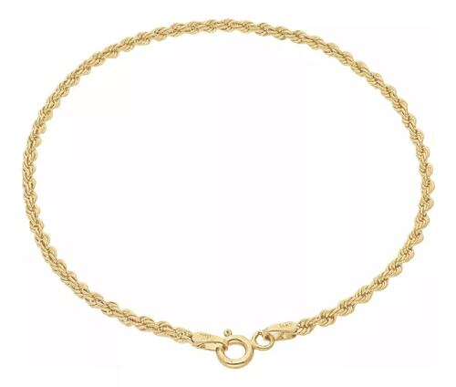 Set Torzal Cadena + Pulsera 50 Cm X 3 Mm Oro 14 K + Regalo