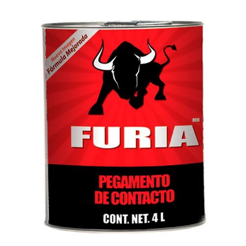 Pegamento Contacto 4L 1 Gal Base Solvente Am Furia 2365812