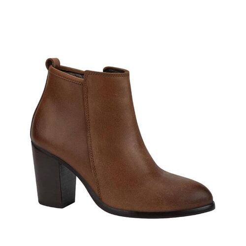 Botas Tierra Bendita Deluxe de piel, color café, mod. 943466