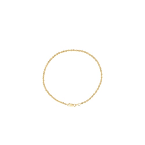 Pulsera Torsal 21 Cm X 2 Mm Oro De 10 Kilates + Obsequio