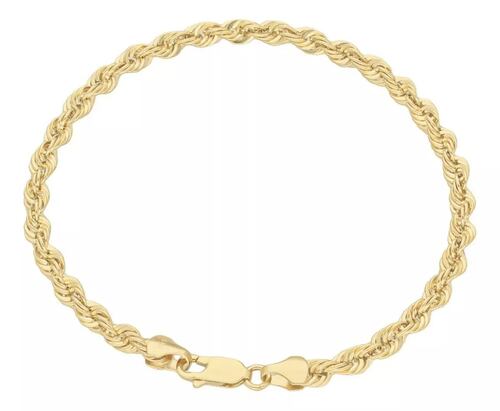 Pulsera Torsal 18 Cm X 4 Mm Oro De 14 Kilates + Obsequio.