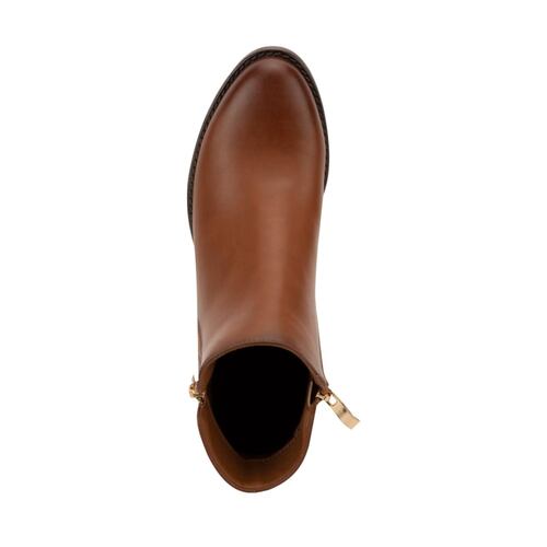 Botas Tierra Bendita, color cognac, con doble cierre, mod. 1087838