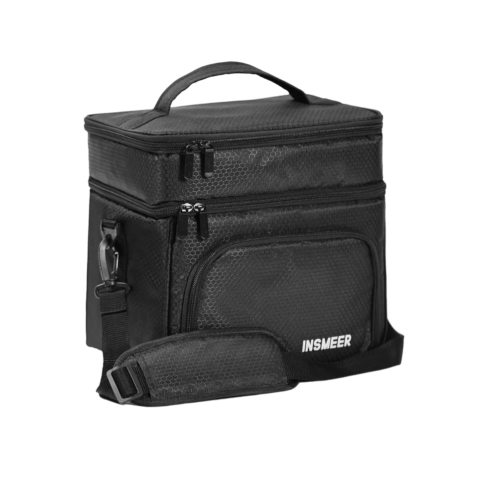 Bolsa Termica Para Hombre Lonchera Termica Para Trabajo Negro