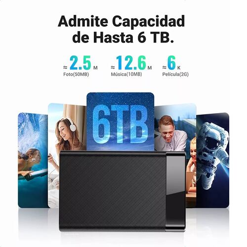 Portatil Usb 3.0 Disco Duro Sata 2.5 Hdd 3tb