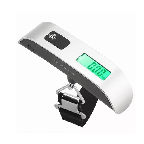 Báscula De Equipaje Maleta Digital Portátil Viaje Led 50kg