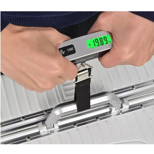 Báscula De Equipaje Maleta Digital Portátil Viaje Led 50kg