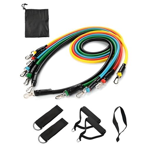 Bandas Elásticas De Resistencia Ejercicios Kit De 11 Piezas