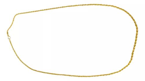 Set Torzal Cadena 55 Cm + Pulsera 21 Cm X 2 Mm Oro 10 K..
