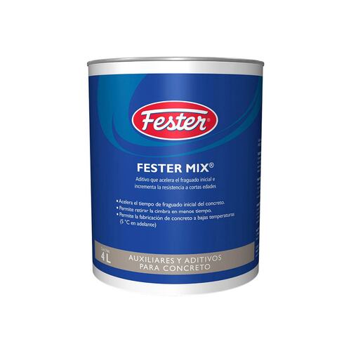 Aditivo Liquido Acelerador Del Fraguado Mezcl Fester 1630077