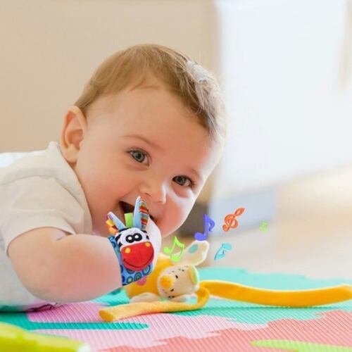 Sonajas Para Bebe Calcetines Juguete Estimulación Temprana 4 Estilo 3