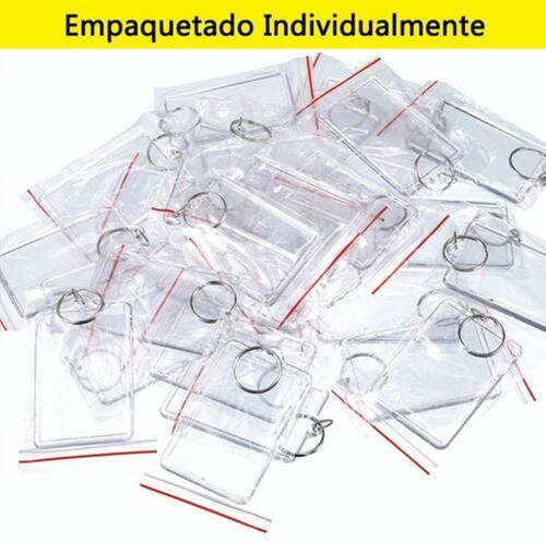 Llaveros De Acrilico Transparente Para Bricolaje Recuerdos