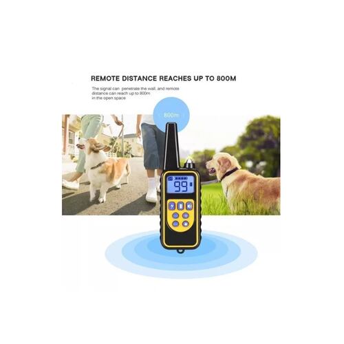 Collar De Adiestramiento De Perros Eléctrico Teledirigido
