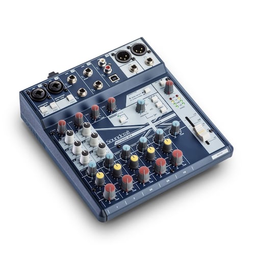 Consola Analógica SOUNDCRAFT NOTEPAD-8FX 8 Canales C/usb 