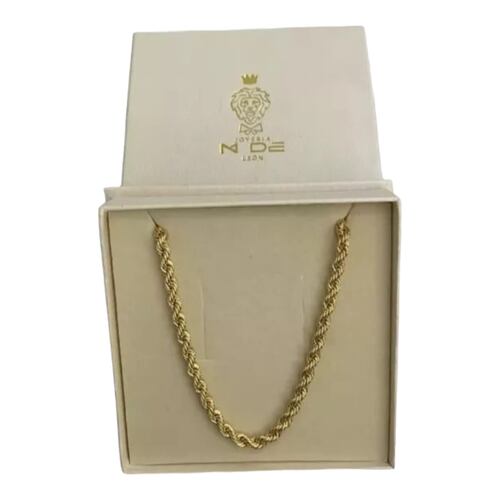 Set Torzal Cadena 65 Cm + Pulsera 21 Cm X 6 Mm Oro 10 K.