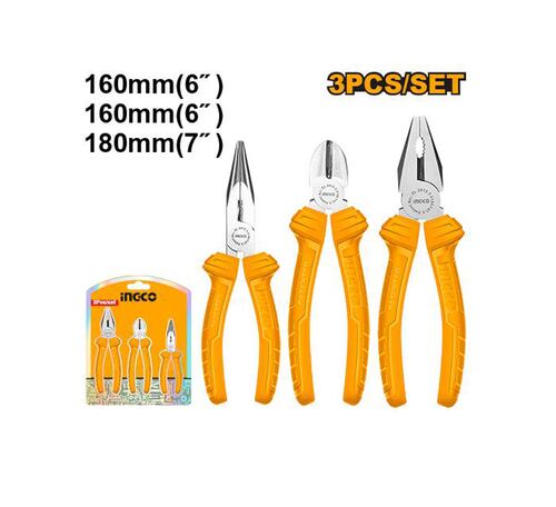 Pinza P/Electricista 7 Corte Lateral+Pinza Ingco Hkps08311