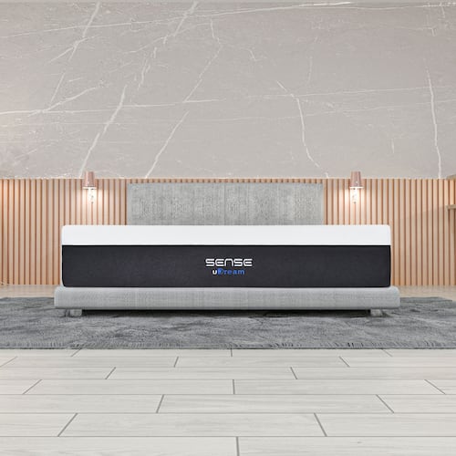 Colchón en caja uDream Modelo Sense con Memory Foam Queen Size.