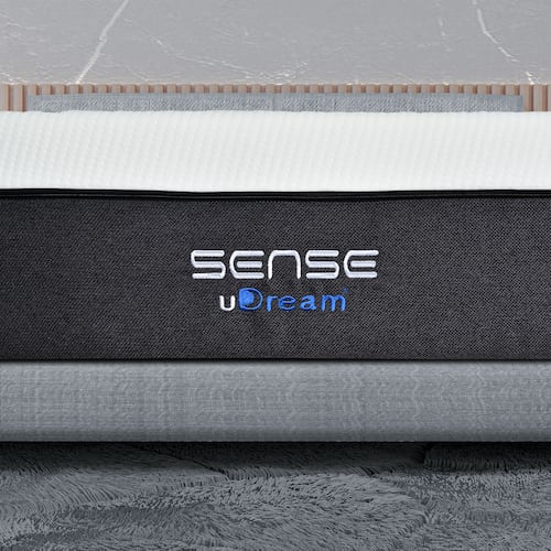 Colchón en caja uDream Modelo Sense con Memory Foam Queen Size.