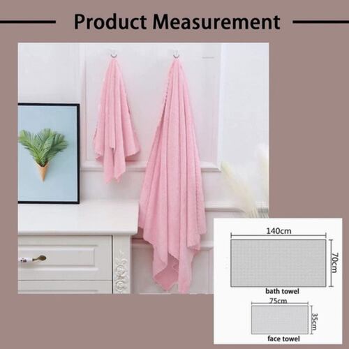 Kit De Toalla Baño Lana Coral Suave De Alta Densidad 10 Pzas Tonos Rosados Azules 