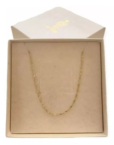 Juego Collar Letra X Lisa + Aretes Bola 10 K. + Regalo