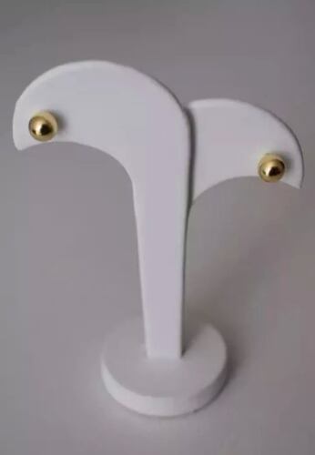 Juego Collar Letra X Lisa + Aretes Bola 10 K. + Regalo