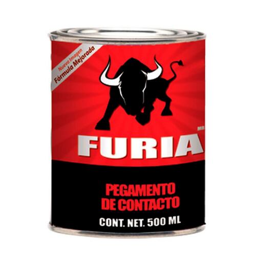 Pegamento Contacto 500Ml 16.91Oz Base Solven Furia 2374727