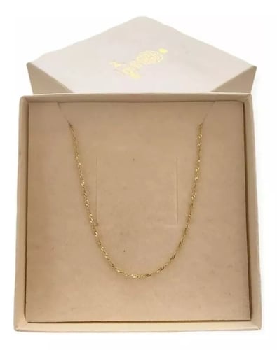 Juego Collar Letra C + Aretes Zirconias Oro 10 K. + Regalo