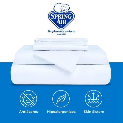 Colchón Con Box Matrimonial PresToon Serta Ortopédico Comfort Foam + Edredón Ligero + Protector Matrimonial + Juego Ligero de Sábanas + 2 ALMOHADAS DE REGALO.