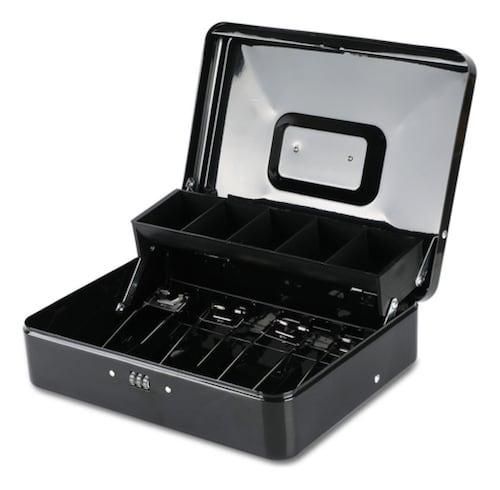 Caja Dinero Fuerte Seguridad Digital Metálica Negro