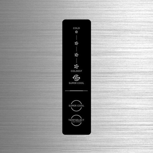 Refrigerador Midea MDRT480WENDXW 17 Pies Smart Sensor Bru Steel Silver