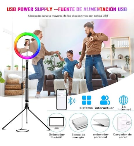 Aro De Luz Profesional Maquillaje Led Iluminacion Fotografia