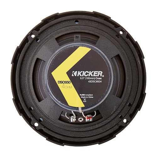 Set de Bocinas Coaxiales Kicker DSC6504 6.5 Pulgadas 2 Vias 240W.