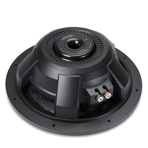 Subwoofer de montaje superficial de 12" Kenwood KFC-XW1200F.
