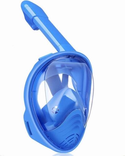 Mascara Snorkel 180º Rango De Visión Lentes Antiniebla Azul S/M