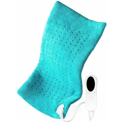 Almohadillas Térmicas Eléctrica Cojín Temperatura 10 Nivele Azul