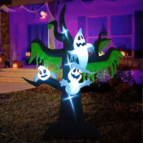 Inflable Halloween Arbol Fantasmal Led 310 Cm