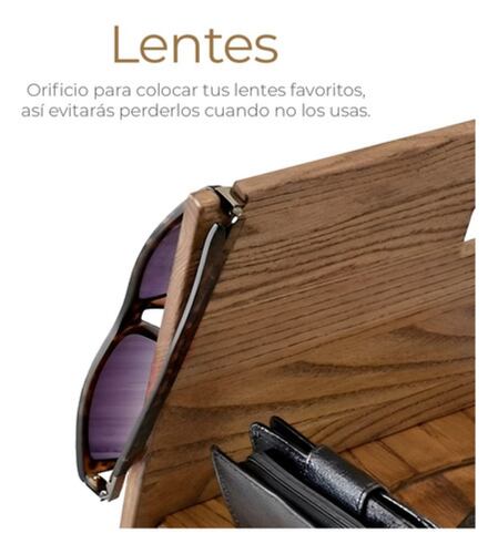 Organizador Buro Escritorio Celular Marron