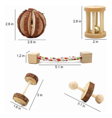 Juego De Juguetes Masticar Para Mascota 10pzs Marron Claro