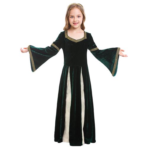 Disfraz de Halloween Disfraz Princesa Reina Infantil niñas Premium de tela Queen.