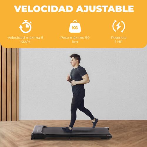 Caminadora Eléctrica Altera 2 en 1 Velocidad 1 a 12 km/h Bluetooth 2 HP para Caminar y Correr.