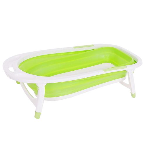 Tina Bañera Plegable de Viaje para Bebe Babytek 48-8833 Verde.