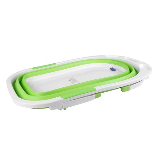 Tina Bañera Plegable de Viaje para Bebe Babytek 48-8833 Verde.
