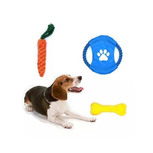 Kit De 18 Piezas Juguete De Cuerda Para Perro