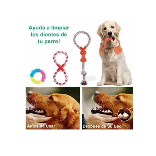 Kit De 18 Piezas Juguete De Cuerda Para Perro
