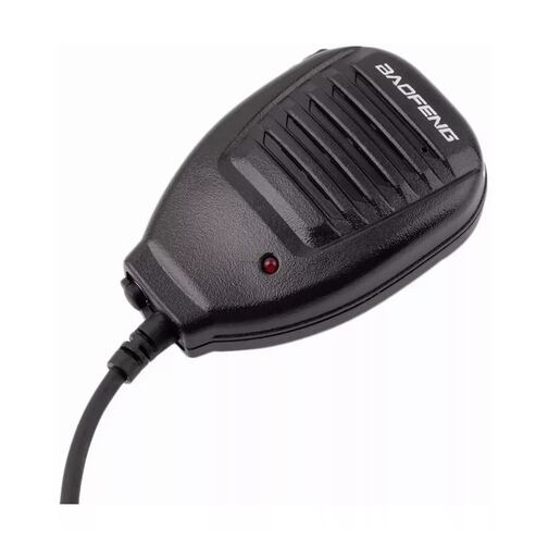 Bocina Micrófono Solapa Para Radio Y Kenwood 2 Negro