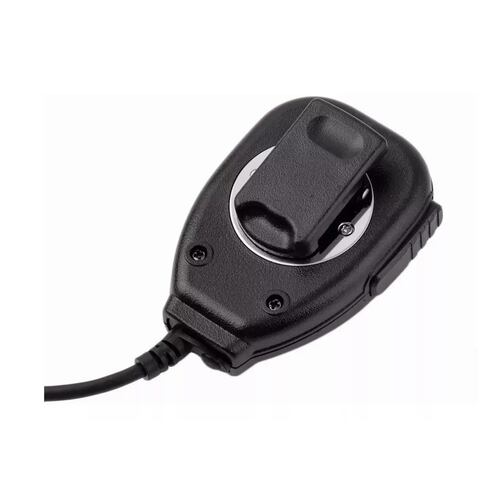 Bocina Micrófono Solapa Para Radio Y Kenwood 2 Negro