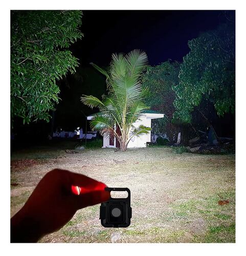 Led Linterna Portátil Mini Llavero Cargando Lampara  2 PZ