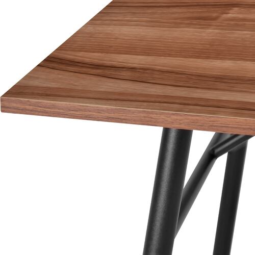 Mesa Comedor Industrial Minimalista 6 Personas 120 X 80 Cm
