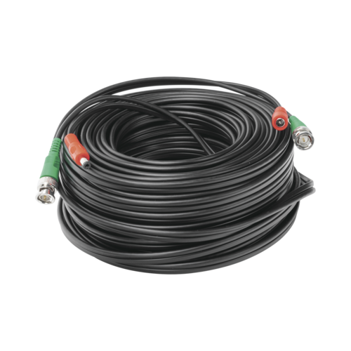 Cable CCTV siamés Epcom DIY-30M-HD de 30  metros para alimentación de cámaras de seguridad 100% cobre 