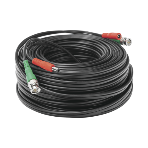 Cable CCTV siamés Epcom DIY-30M-HD de 30  metros para alimentación de cámaras de seguridad 100% cobre 